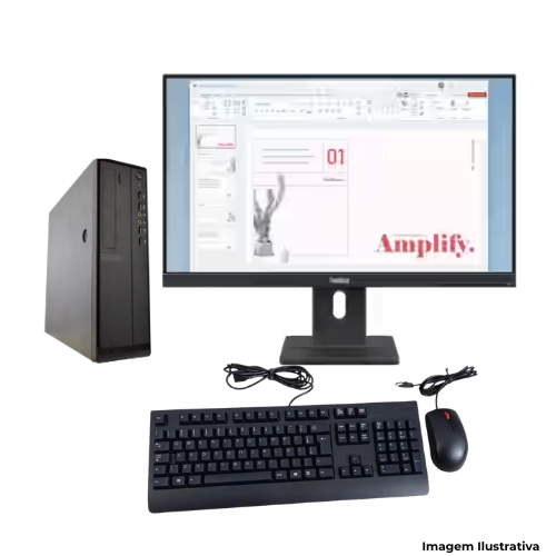 Computador Desktop Teravix DTM12A510 SFF: Processador Ryzen 3 8300G| Memória 8GB| Armazenamento SSD 256GG| Monitor 23,8"| Garantia 1 Ano On-Site - Portal de Adesões