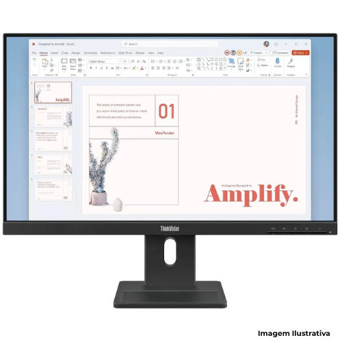 Monitor Lenovo ThinkVision E24-40: Tela 23,8" - Portal de Adesões